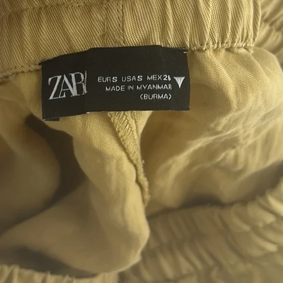 Zara Argentina Straight Wide-Leg trousers with pants sz M - Picture 5 of 6